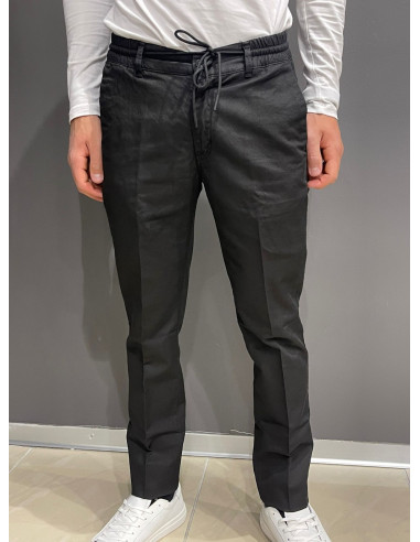 MORO PANTALACCIO LINO SLIM UOMO