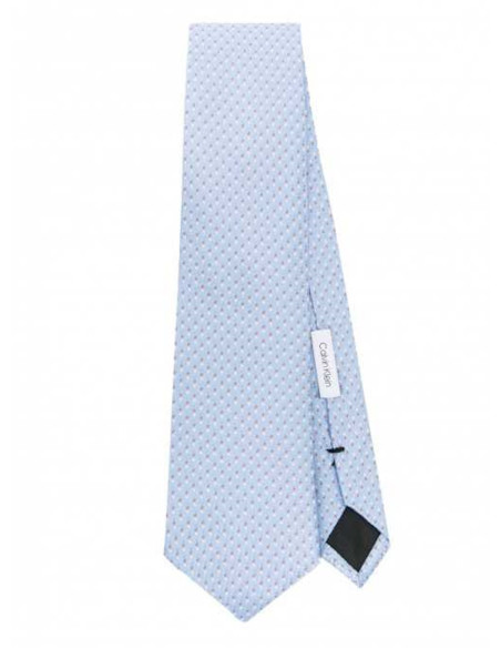 CALVIN KLEIN  CRAVATTA UOMO,BIG PATTERN SILK TIE