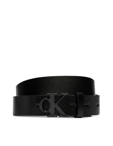 CALVIN KLEIN CINTURA DONNA,ROUND MONO PL LTHR BELT