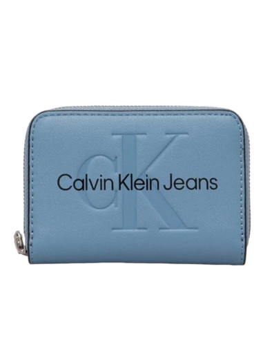 CALVIN KLEIN PORTAFOGLIO DONA,SCULPTED MED ZIP ARO