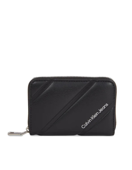 CALVIN KLEIN PORTAFOGLIO DONNA QUILTED MED ZIP ARO