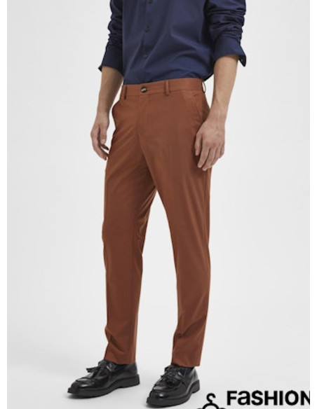 SELECTED PANTALONI UOMO,SLHSLIM-MYLOLOGAN TAN TRS 