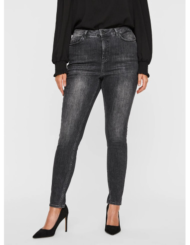 VERO MODA CURVE JEANS DONNA LORA HW SS BL WASH JEA