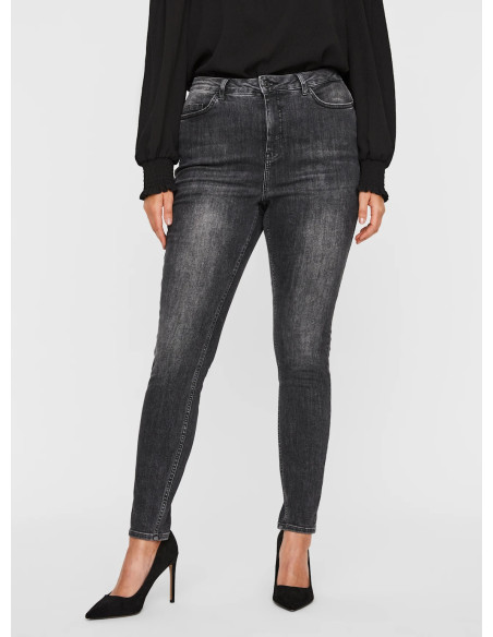 VERO MODA CURVE JEANS DONNA LORA HW SS BL WASH JEA