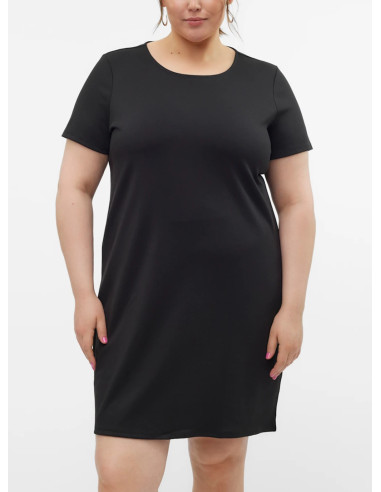 VERO MODA CURVE CABBY SS SHORT ZIP DRESS JRS NOOS 