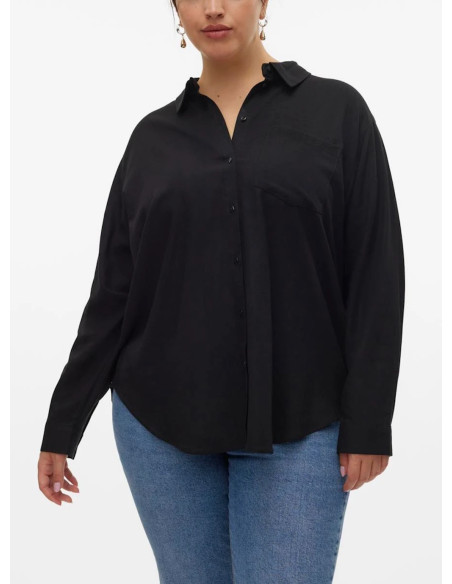 VERO MODA CURVE CAMICIA DONNA CMYMILO LS SHIRT WVN