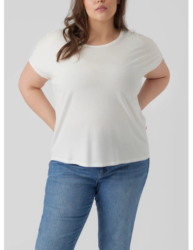 VERO MODA CURVE T-SHIRT DONNA AYA PLAIN SS TOP GA 