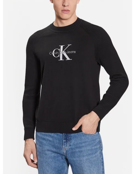 CALVIN KLEIN JEANS MAGLIA UOMO,LOGO DRIVER SWEATER