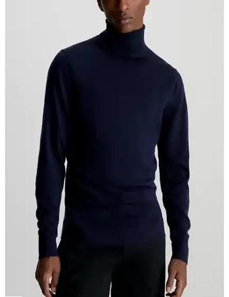 CALVIN KLEIN MAGLIONE UOMO,MERINO TURTLE NECK