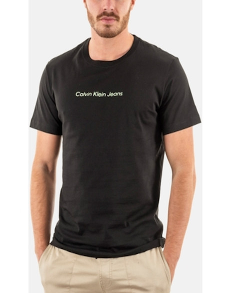 CALVIN KLEIN JEANS T-SHIRT UOMO,MIRRORED CK LOGO T