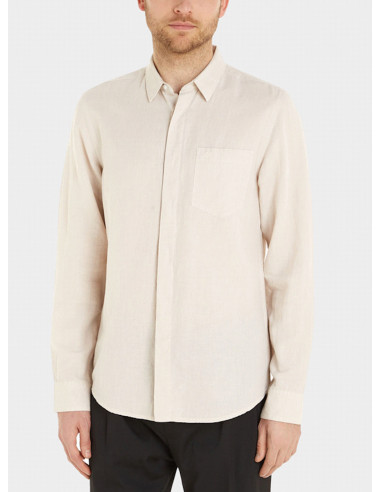 CALVIN KLEIN CAMICIA UOMO,LINEN COTTON REGULAR