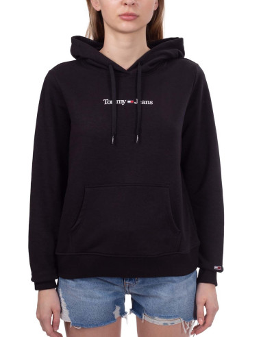 TOMMY JEANS FELPA DONNA,TJW REG SERIF LINEAR