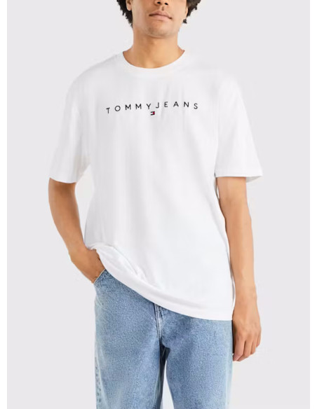 TOMMY JEANS T-SHIRT UOMO REG LINEAR LOGO