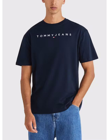 TOMMY JEANS T-SHIRT UOMO REG LINEAR LOGO