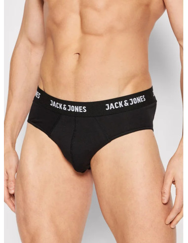 JACK & JONES UOMO JACSOLID BRIEFS 5 PACK LN 