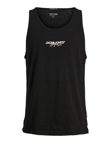 JACK & JONES UOMO JORARUBA BRANDING TANK TOP