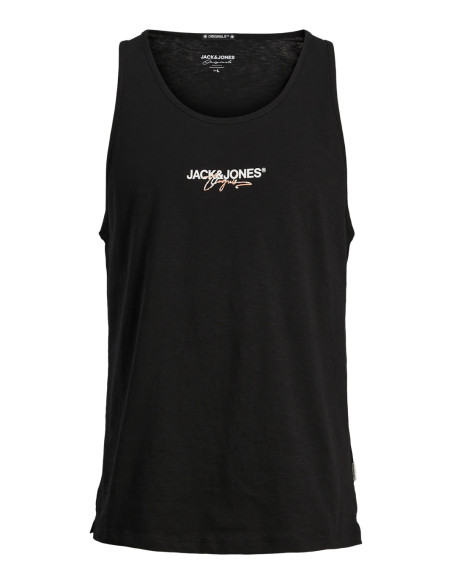 JACK & JONES UOMO JORARUBA BRANDING TANK TOP