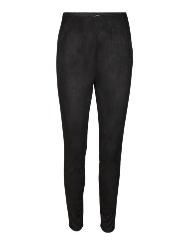 VERO MODA LEGGINS DONNA,VMLILA HR FAUX SUEDE SLIM 