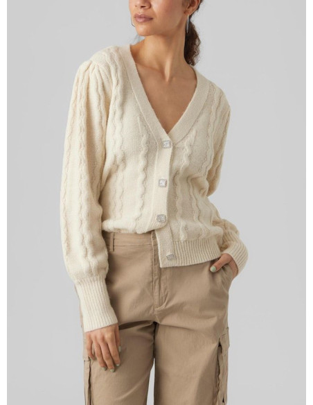 VERO MODA CARDIGAN DONNA,VMNEWELKE LS V-NECK CARDI