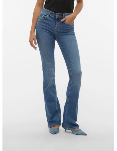 VERO MODA JEANS DONNA,VMFLASH MR FLARED JEANS LI34