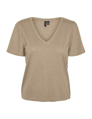 VERO MODA DONNA MIA SS V-NECK TOP JRS