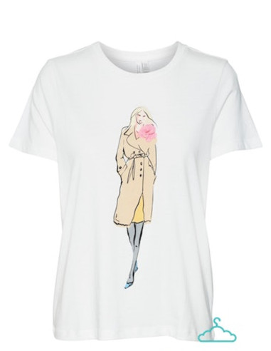 VERO MODA DONNA JIFY S/S O-NECK T-SHIRT JR