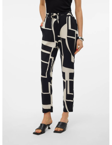 VERO MODA DONNA EASY JOY NW LOOSE PANTS WVN GA