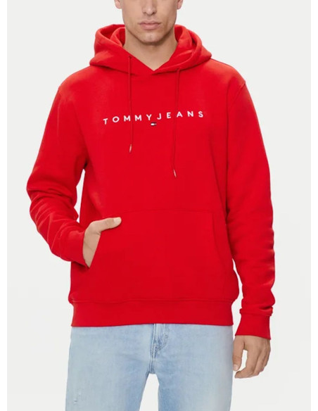 TOMMY JEANS FELPA UOMO REG LINEAR LOGO