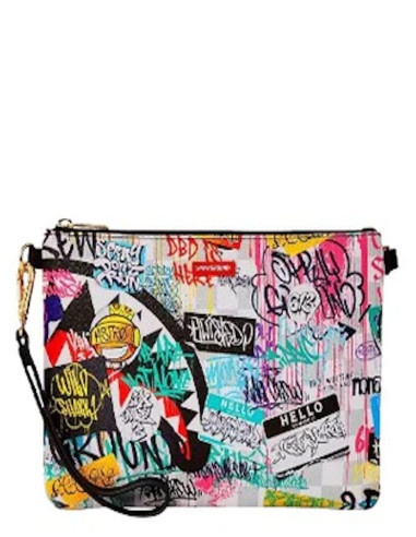 SPRAYGROUND POCHETTE UNISEX SIP THE RIZZ CREAM CRO