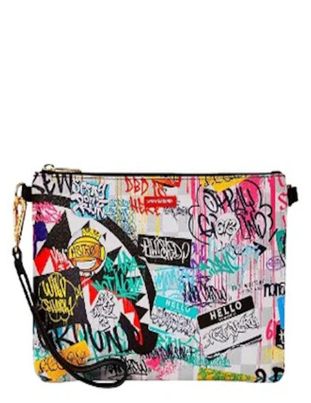 SPRAYGROUND POCHETTE UNISEX SIP THE RIZZ CREAM CRO