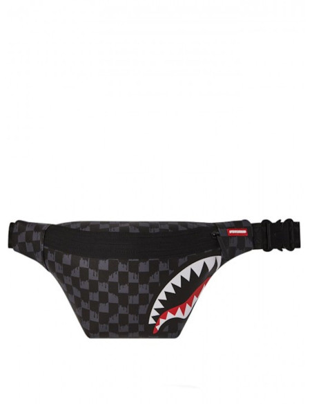 SPRAYGROUND MARSUPIO UOMO DRIP CHECK SHARK CROSSBO