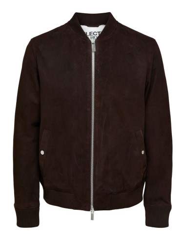 SELECTED GIACCA UOMO SLHARCHIVE BOMBER SUEDE JKT N