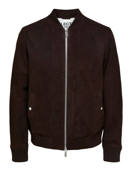 SELECTED GIACCA UOMO SLHARCHIVE BOMBER SUEDE JKT N