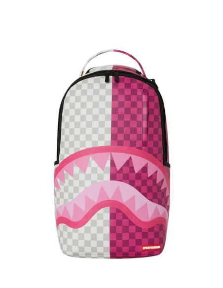 SPRAYGROUND ZAINO DONNA PINK&CREAM CHECK