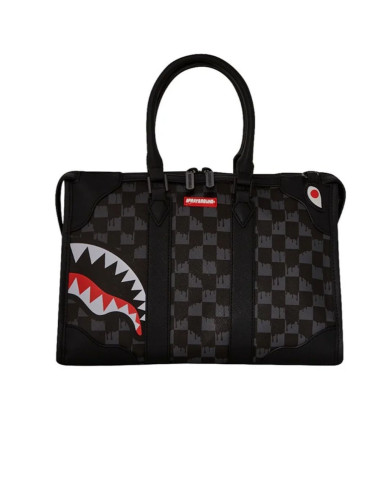 SPRAYGROUND BORSA DONNA DRIP CHECK SHARK MINI DUFF