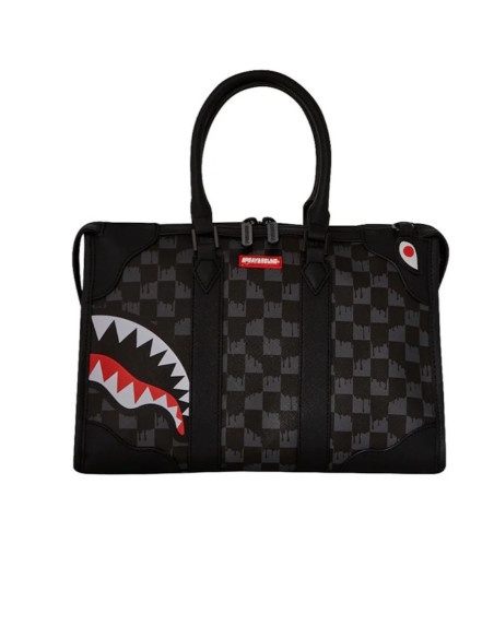 SPRAYGROUND BORSA DONNA DRIP CHECK SHARK MINI DUFF