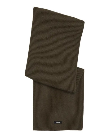 CALVIN KLEIN SCIARPA UOMO CLASSIC COTTON RIB SCARF