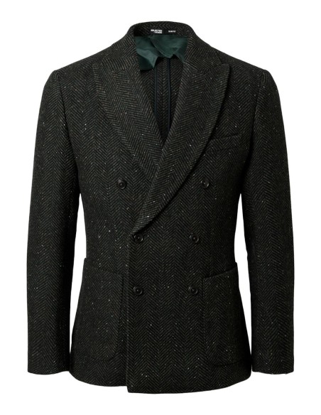 SELECTED GIACCA UOMO SLHSLIM-MORRIS HERRINGBONE WO