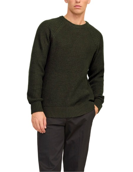 JACK & JONES MAGLIA UOMO JJJONES KNIT CREW NECK