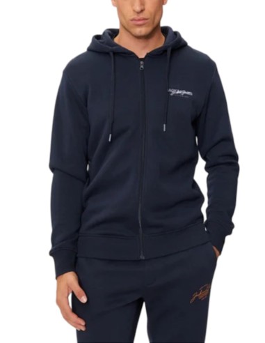 JACK & JONES UOMO ALVIS SWEAT ZIP HOOD