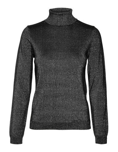 VERO MODA DONNA HAPPYSHINE LS ROLLNECK PULLOVER BO