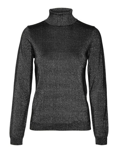 VERO MODA DONNA HAPPYSHINE LS ROLLNECK PULLOVER BO