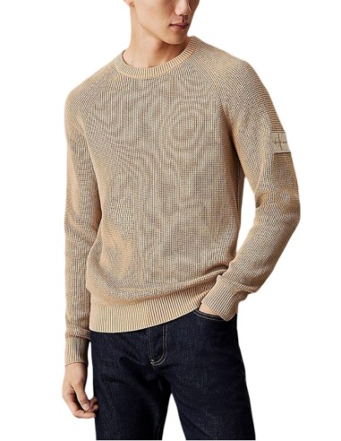 CALVIN KLEIN JEANS MAGLIA UOMO BADGE EASY SWEATER,