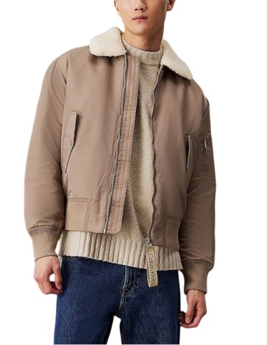 CALVIN KLEIN JEANS GIUBBINO UOMO AVIATOR SHERPA JA