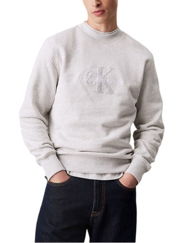 CALVIN KLEIN JEANS FELPA UOMO CHENILLE MONOLOGO CR