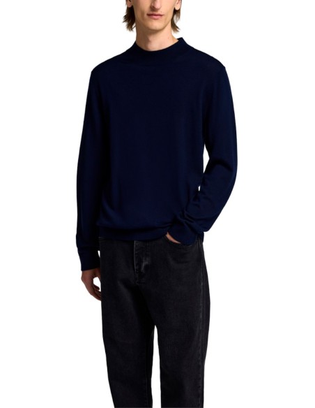 SELECTED PULLOVER UOMO SLHTRAY LS KNIT MERINO MOCK