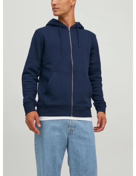 JACK & JONES FELPA UOMO,JJESTAR BASIC SWEAT ZIP HO