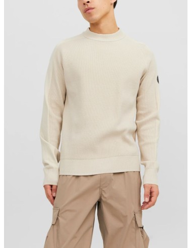 JACK & JONES PULLOVER UOMO,JCOFILO KNIT MOCK NECK 