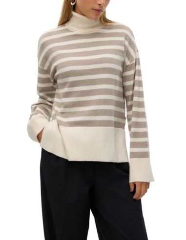 VERO MODA DONNA FANTASTIC LS ROLLNECK PULLOVER GA 