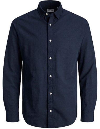 JACK & JONES CAMICIA UOMO,JJELINEN BLEND SHIRT LS 